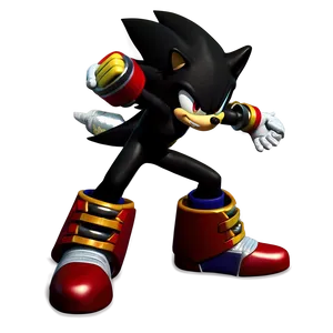 Shadow The Hedgehog In Action PNG Kmf
