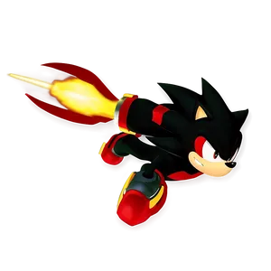 Shadow The Hedgehog In Flight PNG 20 PNG