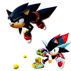 Shadow The Hedgehog In Motion PNG 05232024 PNG