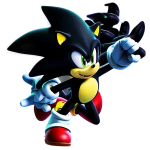 Shadow The Hedgehog Running Png Xii PNG image