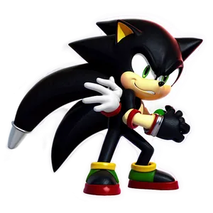 Shadow The Hedgehog Side Profile PNG Bia PNG
