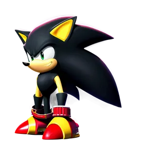 Shadow The Hedgehog Side Profile PNG Vib PNG