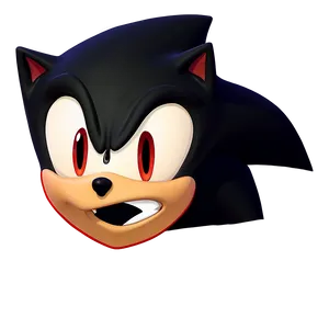 Shadow The Hedgehog Sneering PNG Auf40