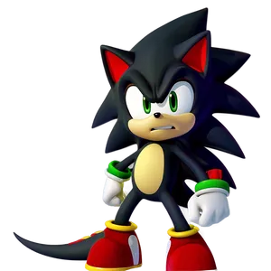 Shadow The Hedgehog Sneering PNG Jqf61