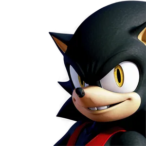 Shadow The Hedgehog Sneering PNG Tlj84
