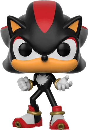Shadow The Hedgehog Standing Pose PNG image