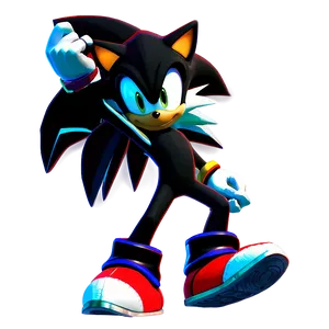 Shadow The Hedgehog Victory Pose PNG Yrn94 PNG