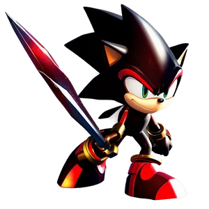 Shadow The Hedgehog With Chaos Spear PNG 05232024 PNG
