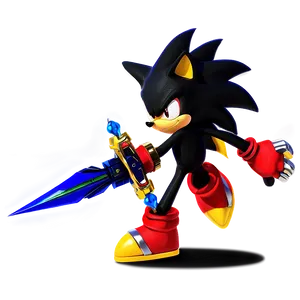 Shadow The Hedgehog With Chaos Spear PNG 05232024 PNG