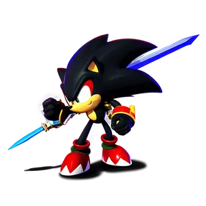 Shadow The Hedgehog With Chaos Spear PNG Cop88 PNG