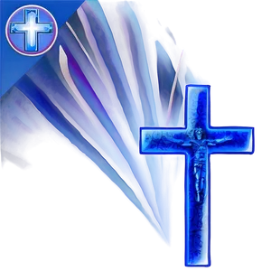Shadowed Blue Cross Profile PNG 06292024 PNG