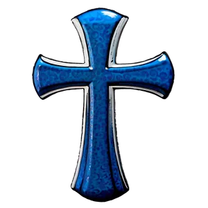 Shadowed Blue Cross Profile PNG 06292024