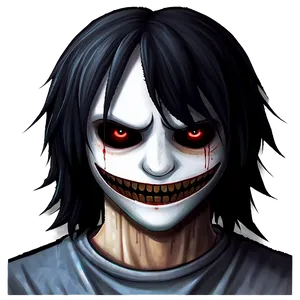 Shadowy Figure Of Jeff The Killer Png Cdx PNG image