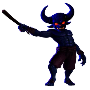Shadowy Oni Figure PNG Tdj PNG