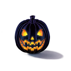 Shadowy Scary Pumpkin Figure PNG 06292024