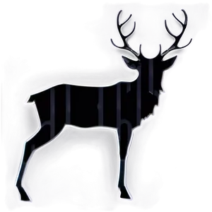 Shadowy Stag Figure PNG Tyn70 PNG