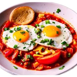 Shakshuka Morning Dish PNG Epg