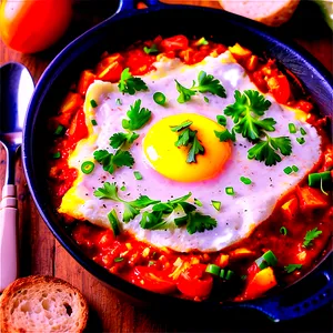 Shakshuka Morning Dish PNG Wux18