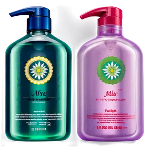 Shampoo And Conditioner Bottle Png Mun PNG image