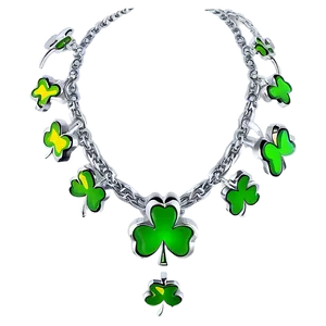 Shamrock Chain Necklace PNG Reo PNG