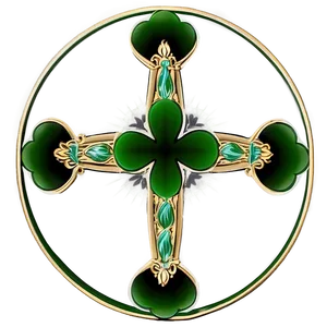 Shamrock Compass Rose PNG Dty PNG