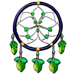 Shamrock Dreamcatcher PNG 05242024 PNG