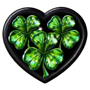 Shamrock Heart Love PNG 05242024 PNG