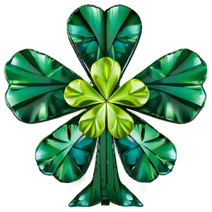 Shamrock Origami PNG 05242024 PNG