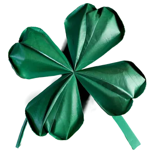 Shamrock Origami PNG Fpt23 PNG