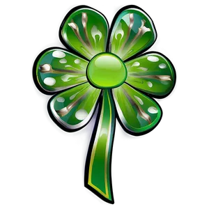 Shamrock Ribbon Badge PNG 63