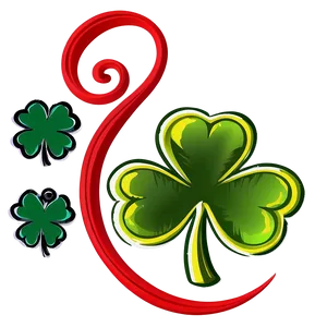 Shamrock With Scroll PNG Xvy99 PNG