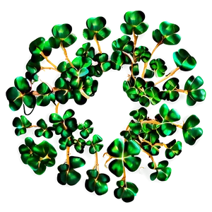 Shamrock Wreath PNG 05242024