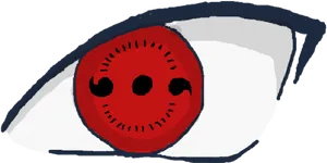 Sharingan Eye Illustration.png PNG image