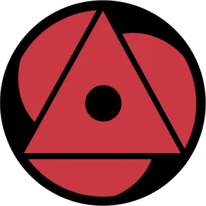 Sharingan Symbol Graphic PNG image