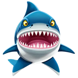 Shark Cartoon A PNG image