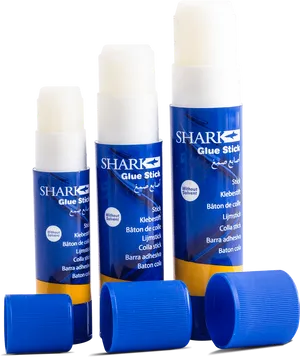 Shark Glue Sticks Product Display PNG