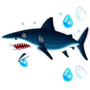 Shark Illustration Png 05032024 PNG image