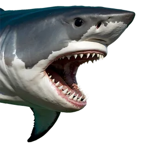 Shark Jaw Side View PNG 06292024