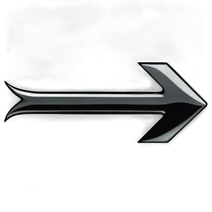 Sharp Black Arrow Png 05252024 PNG image