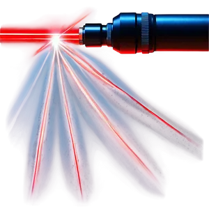 Sharp Red Laser Beam PNG Dkw