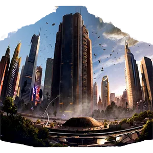 Shattered City Panorama PNG 06262024 PNG