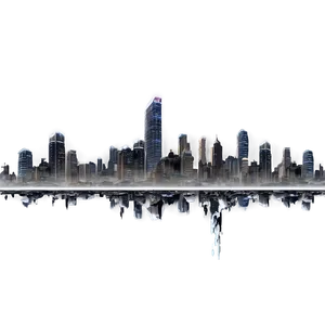 Shattered City Panorama PNG Rac