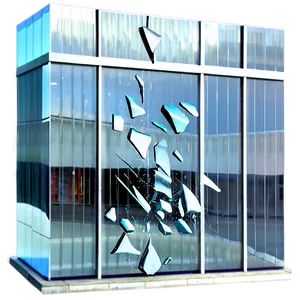 Shattered Glass Building PNG 06212024