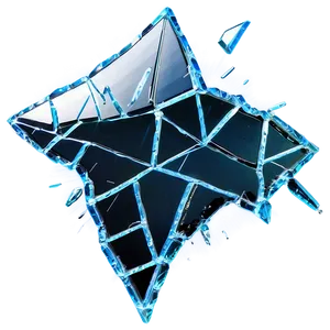 Shattered Glass Crack Png 84 PNG image