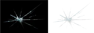 Shattered Glass Dual Cracks