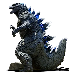Shattered Godzilla Png 05212024 PNG image