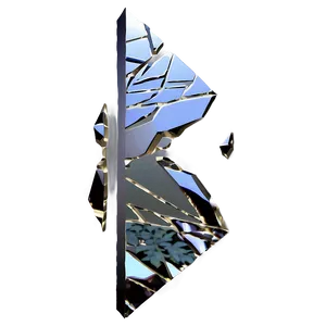 Shattered Mirror Abstract Png 06132024 PNG image