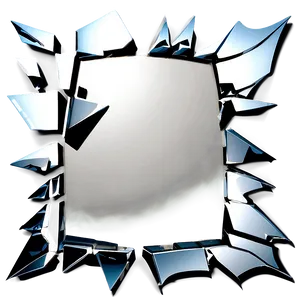 Shattered Mirror Abstract Png 06132024 PNG image