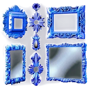 Shattered Mirror Pieces PNG Uty26
