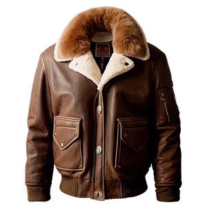 Shearling Collar Bomber PNG 17 PNG